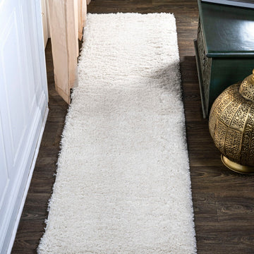 Groovy Solid Shag Area Rug